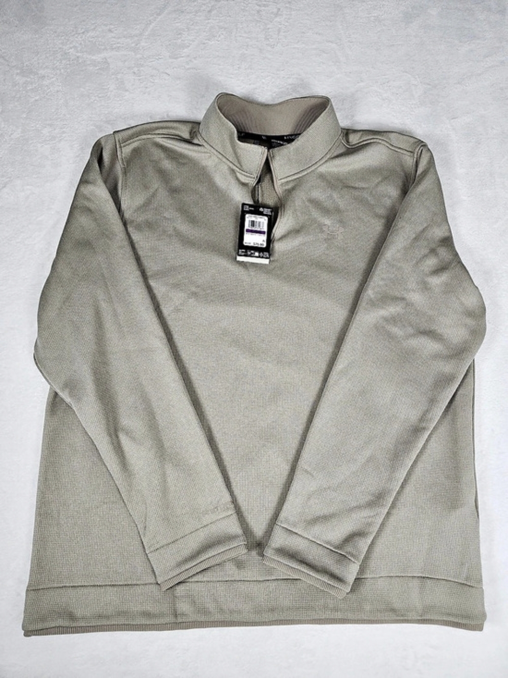 Under Armour Golf 1/4 Zip Men’s XXL Tan UA Storm Sweaterfleece Pullover NWT